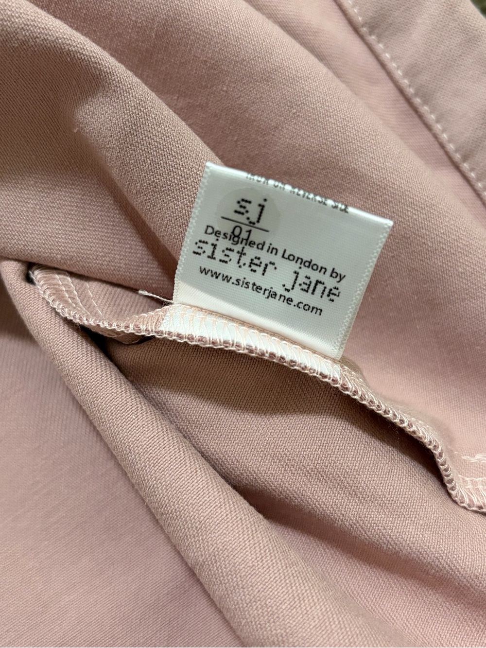 Sister Jane Crane Boxy Shirt Size M Light Pink NWT - Picture 8 of 9